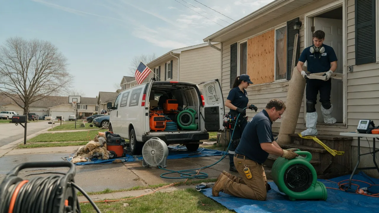 Water Damage Restoration in Welling, OK near me